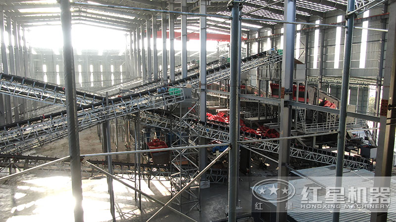 石子機(jī)生產(chǎn)線多少錢一套，附現(xiàn)場案例